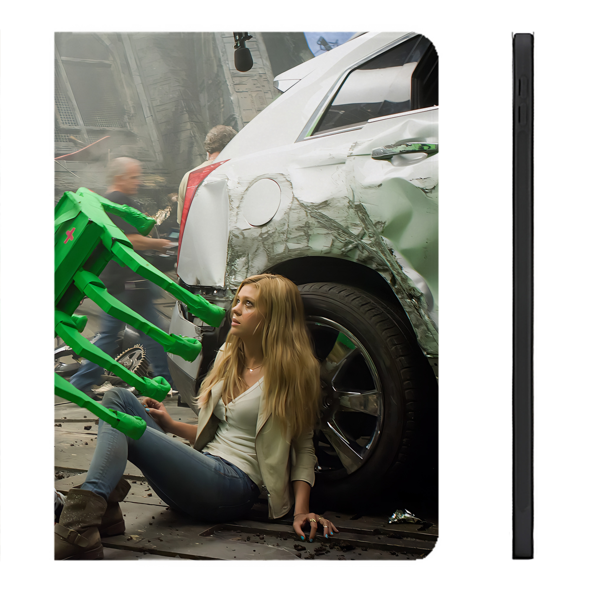 （画像用） Transformers トランスフォーマー IPadケース ペンホルダー付き ブックスタイルデザイン